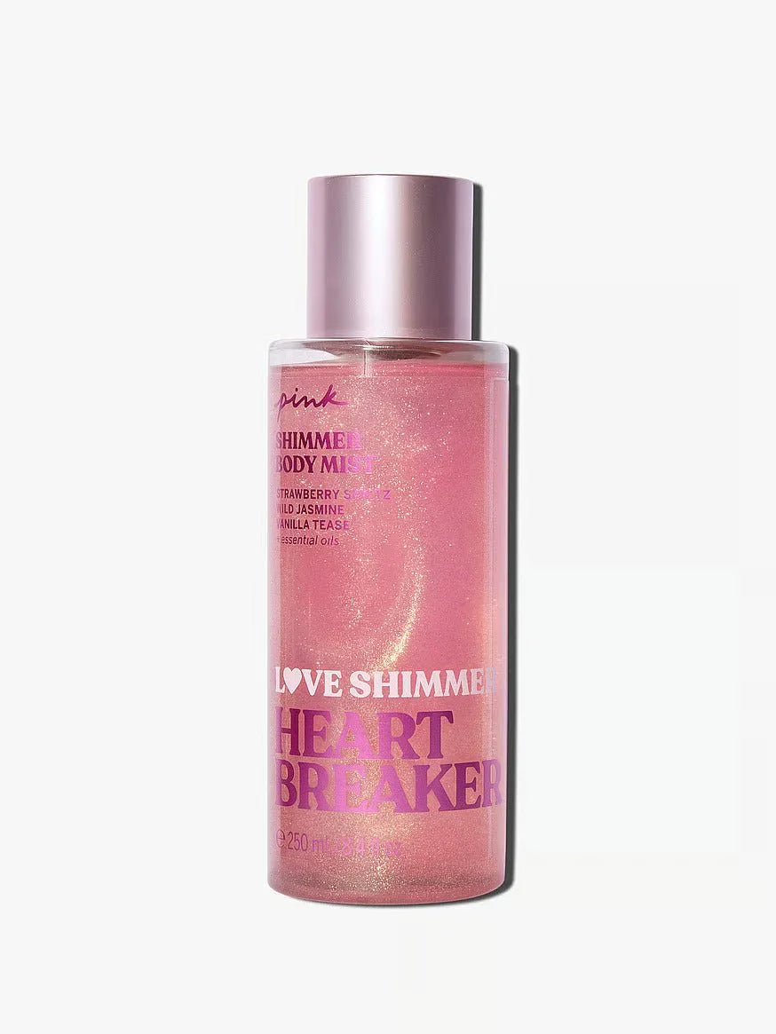 Pink Heart Breaker Shimmer 250ml Victoria’s Secret - Almah Importados