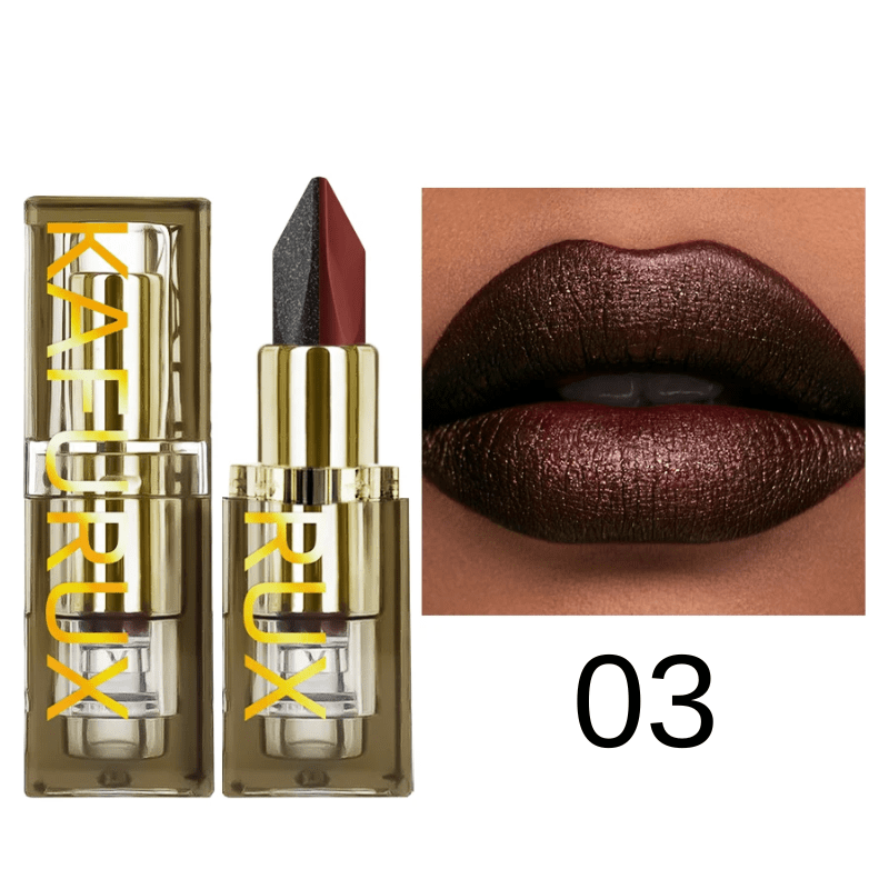 Batom Diamante 2 em 1 - Um só batom, dois acabamentos deslumbrantes